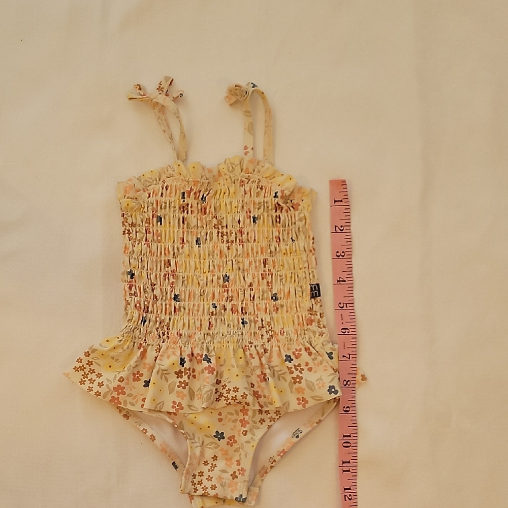 Floral Ruffled Swimsuit - Picture 2 of 6